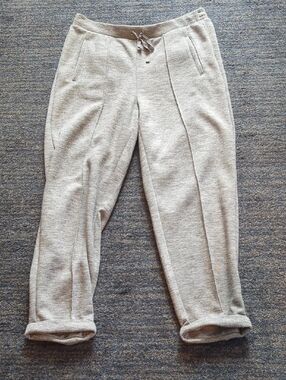 Women's Casual Knit Jogger Pants - Light Gray